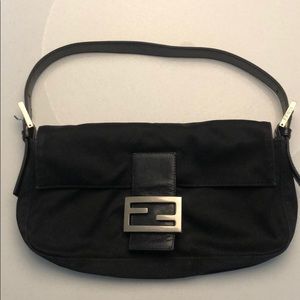 Fendi black baguette